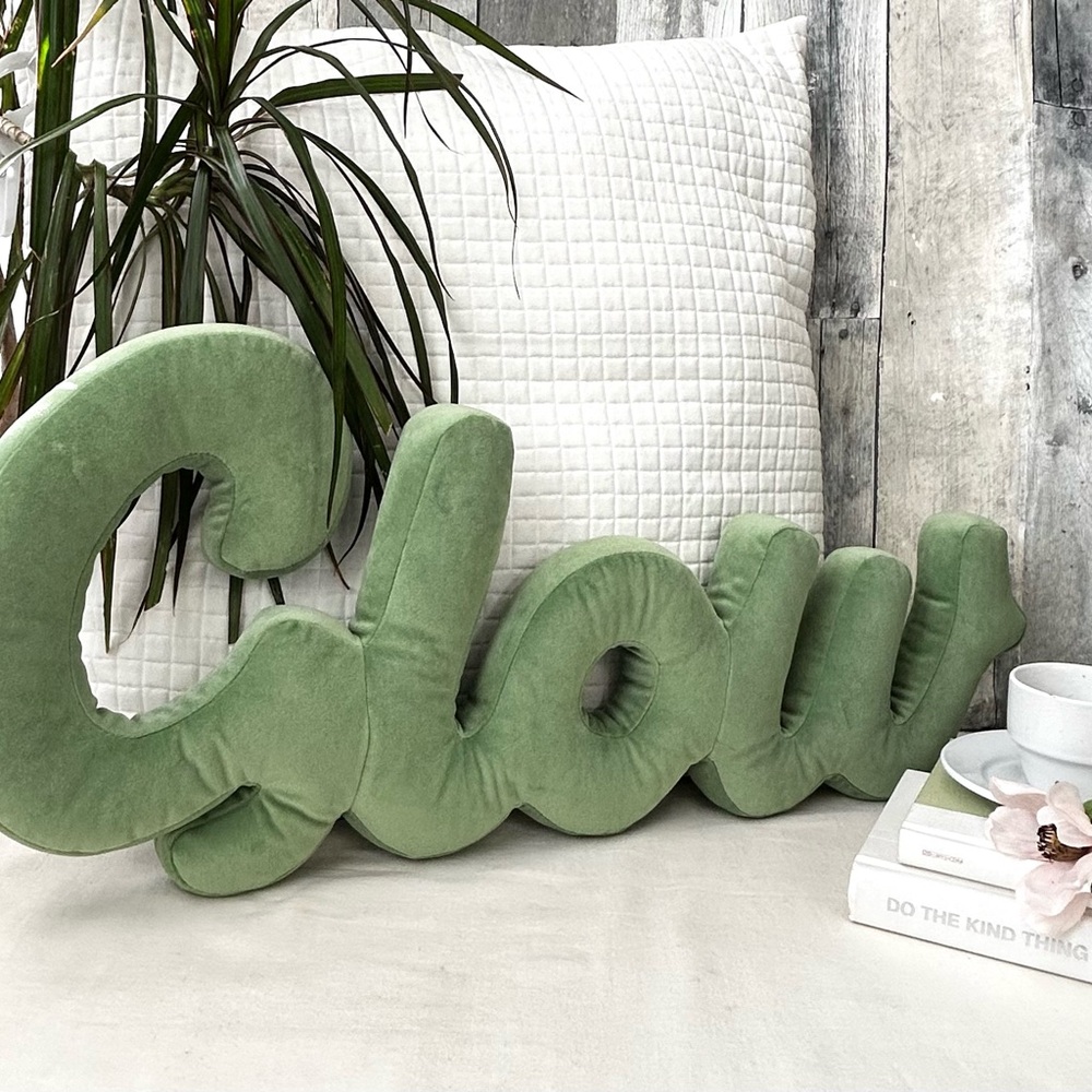 🌴Cute  “GLOW”  Soft Accent Decorative Pillow by PillowScript | Target